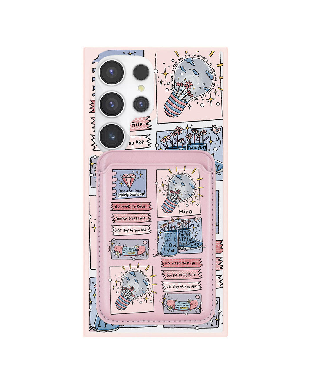 Android Magnetic Wallet Case - Shine