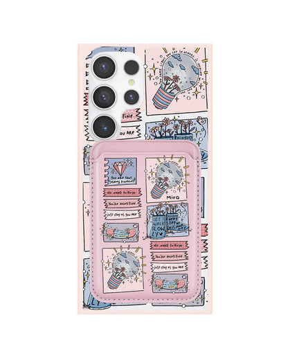 Android Magnetic Wallet Case - Shine