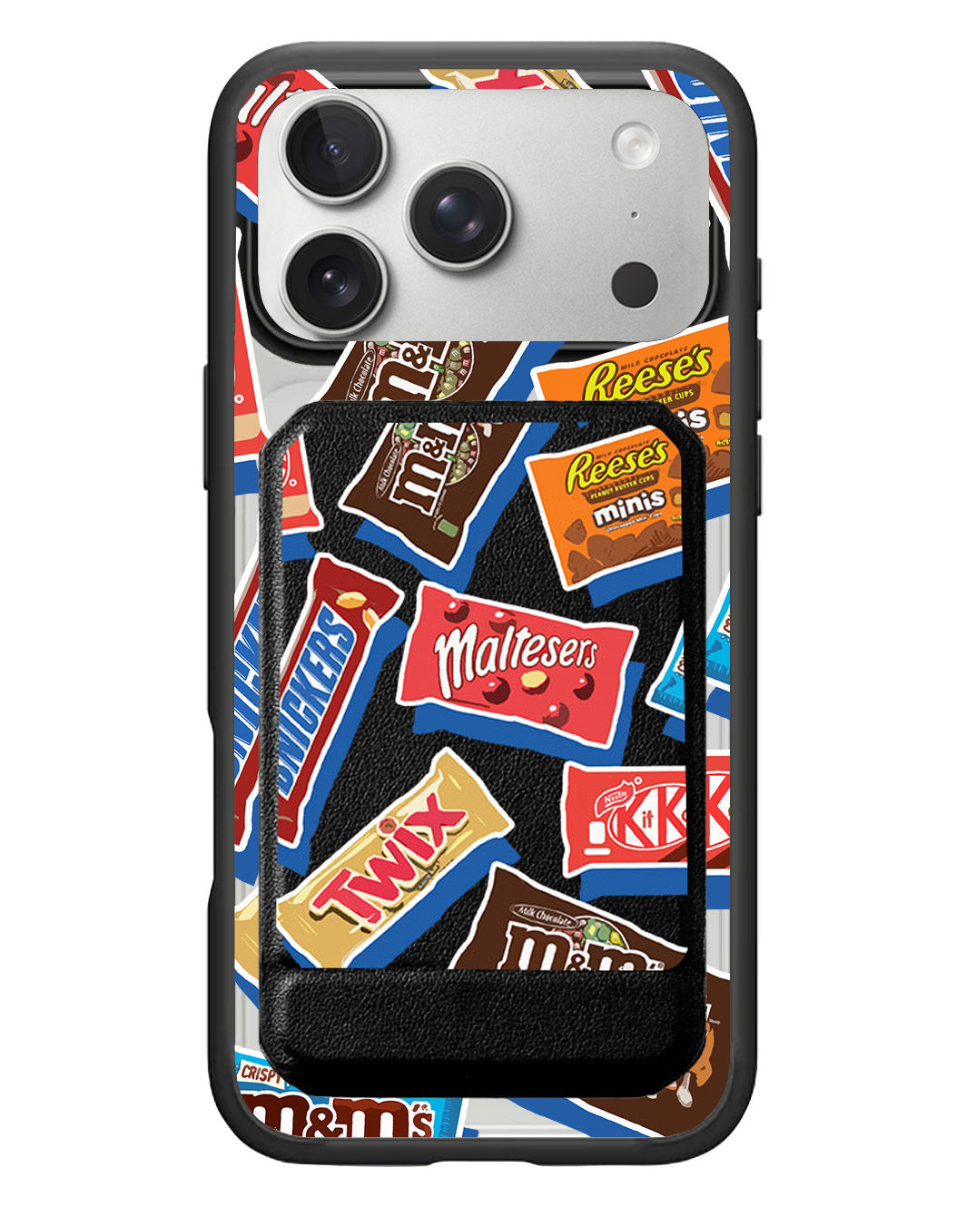 iPhone Magnetic Multifold Wallet - Choco Sweet
