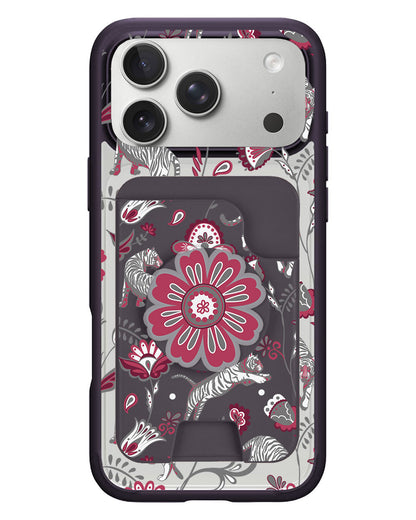 iPhone Magpop Wallet - Tiger & Floral 6.0