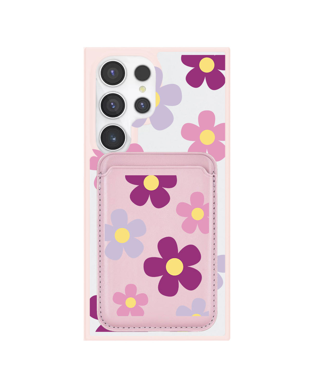 Android Magnetic Wallet Case - Daisy Paradise