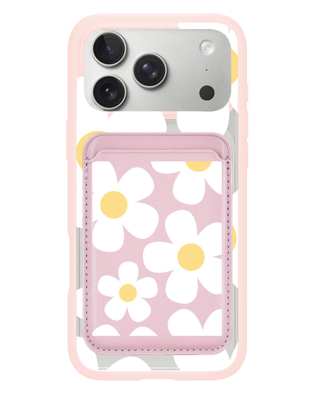 iPhone Magnetic Wallet Case - Daisy 1.0