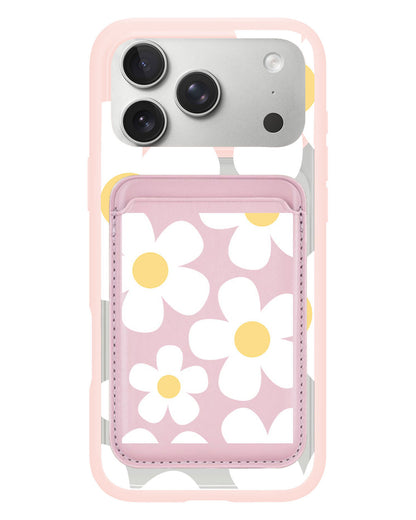 iPhone Magnetic Wallet Case - Daisy 1.0
