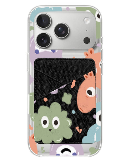 iPhone Phone Wallet Case - Cute Monster 2