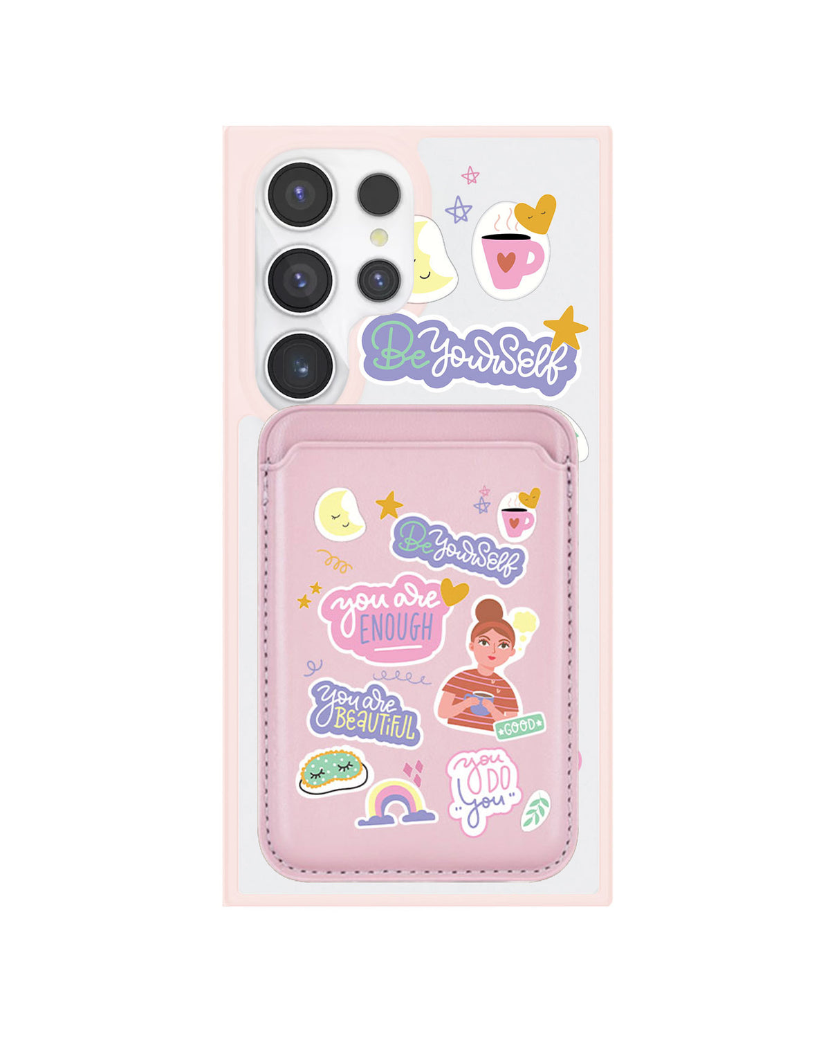Android Magnetic Wallet Case - Be Yourself
