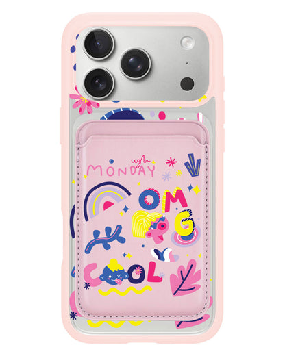 iPhone Magnetic Wallet Case - Monday, My Day