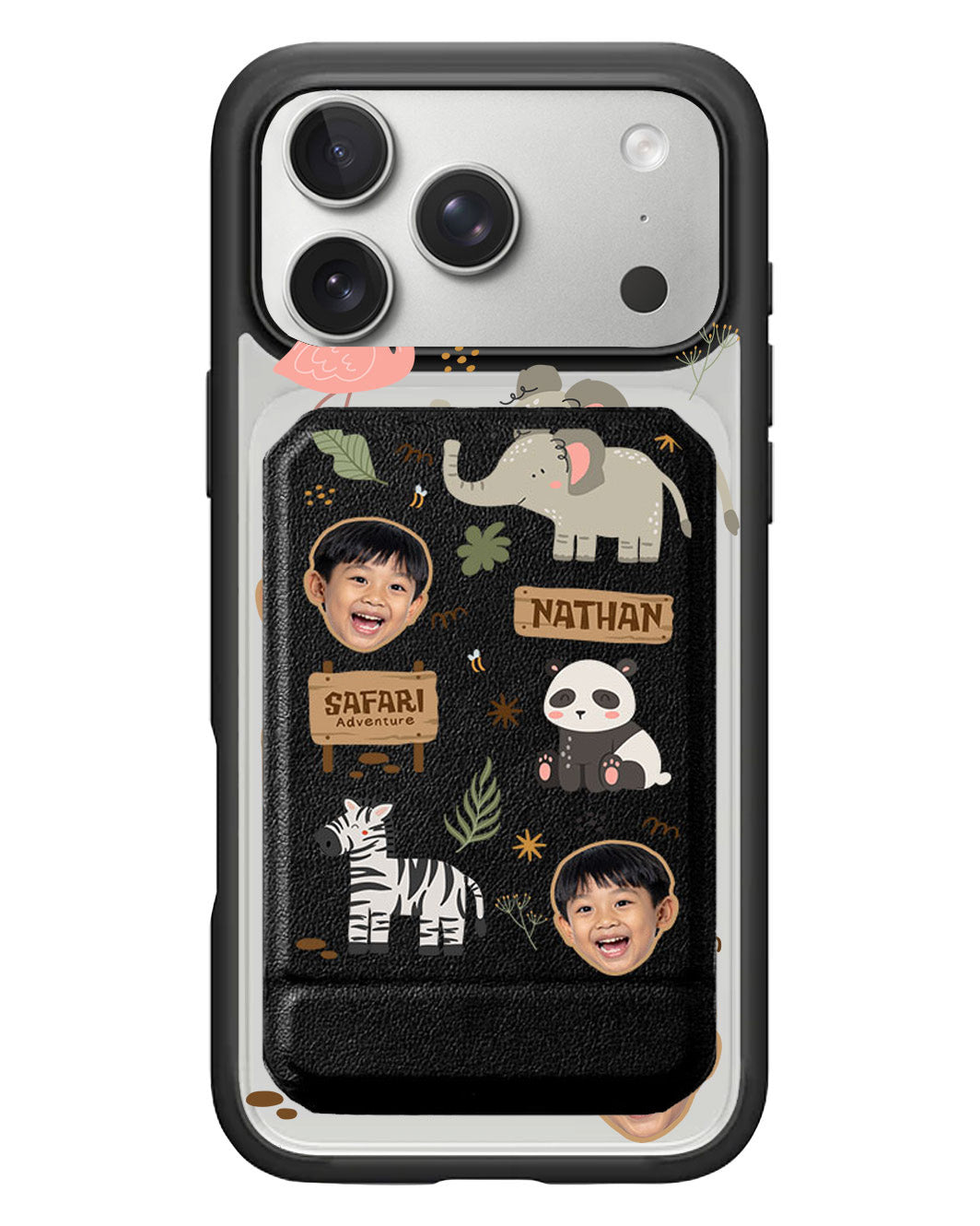 iPhone Magnetic Multifold Wallet - Face Grid Safari 2.0