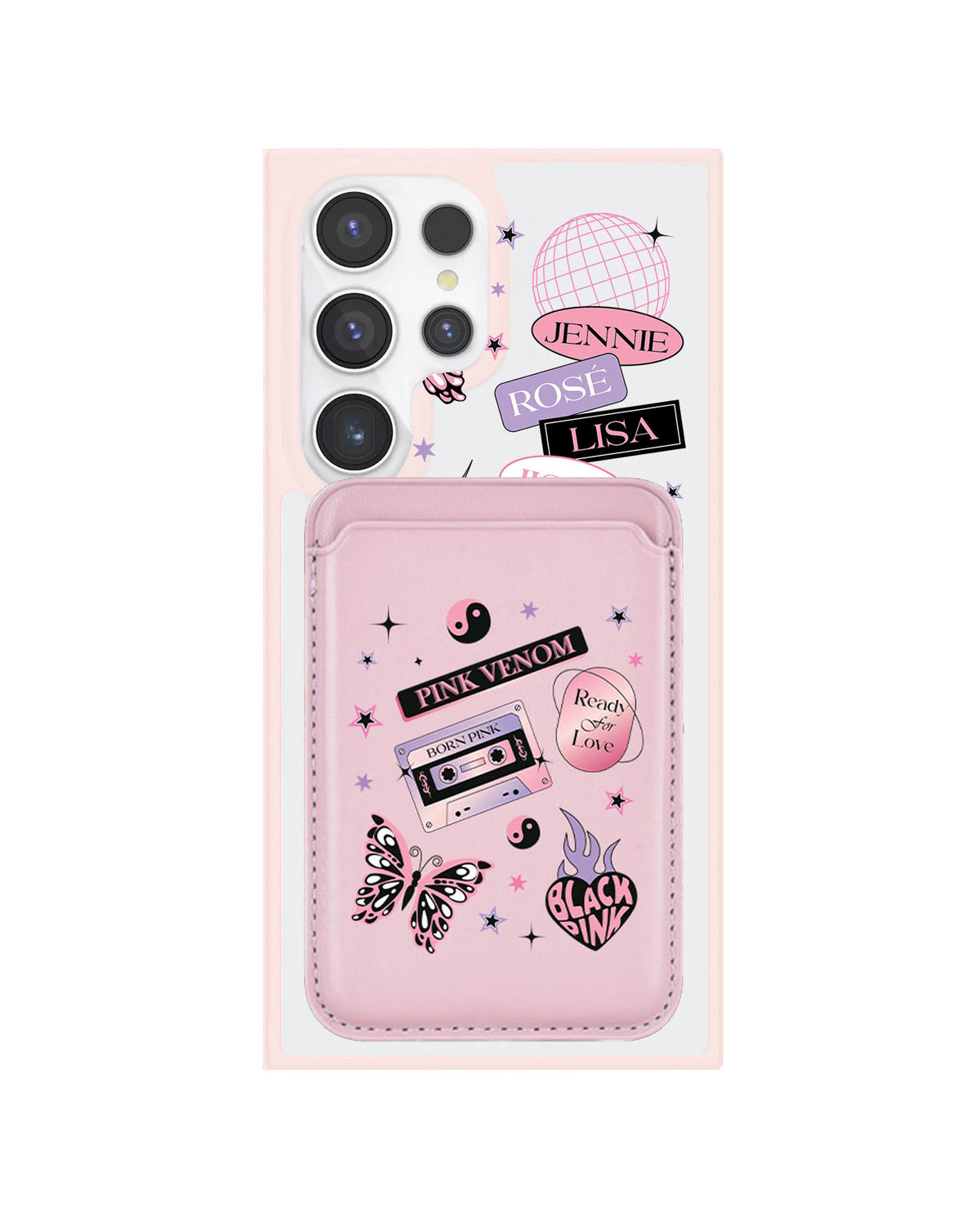 Android Magnetic Wallet Case - Born Pink