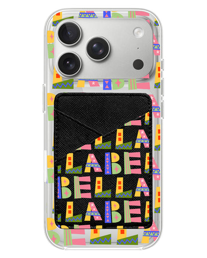 iPhone Phone Wallet Case - Playful Monogram 5.0