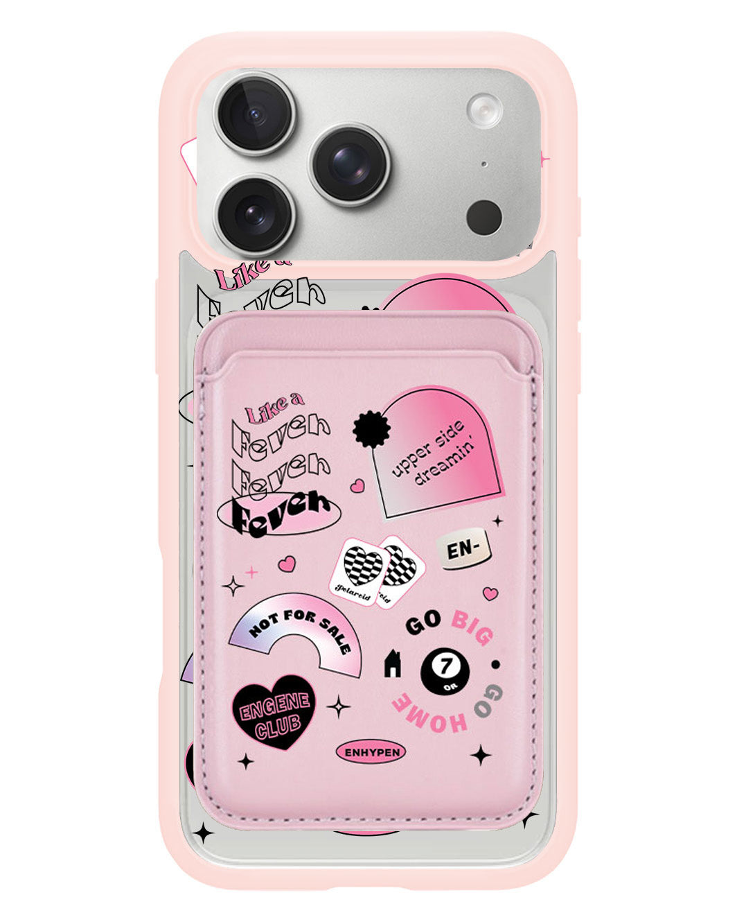 iPhone Magnetic Wallet Case - Enhypen Sticker Pack