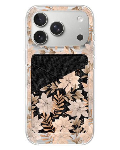 iPhone Phone Wallet Case - Rustic Lily