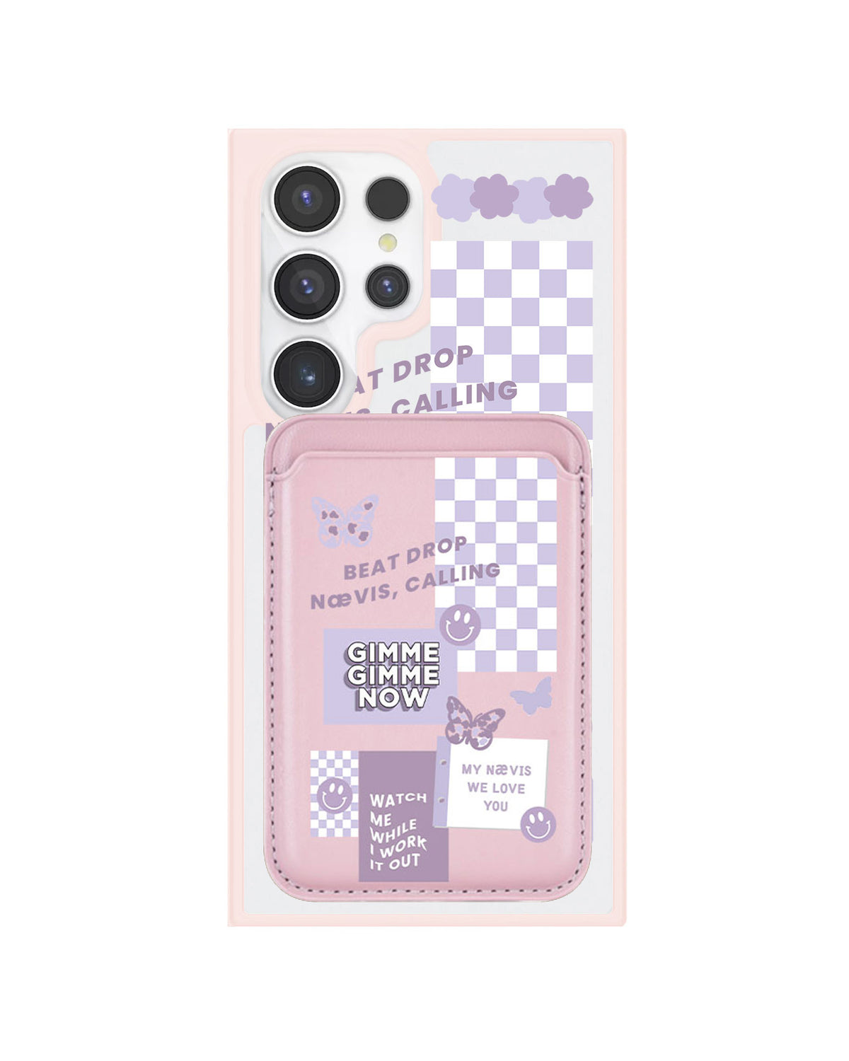 Android Magnetic Wallet Case - Aespa Sticker Pack