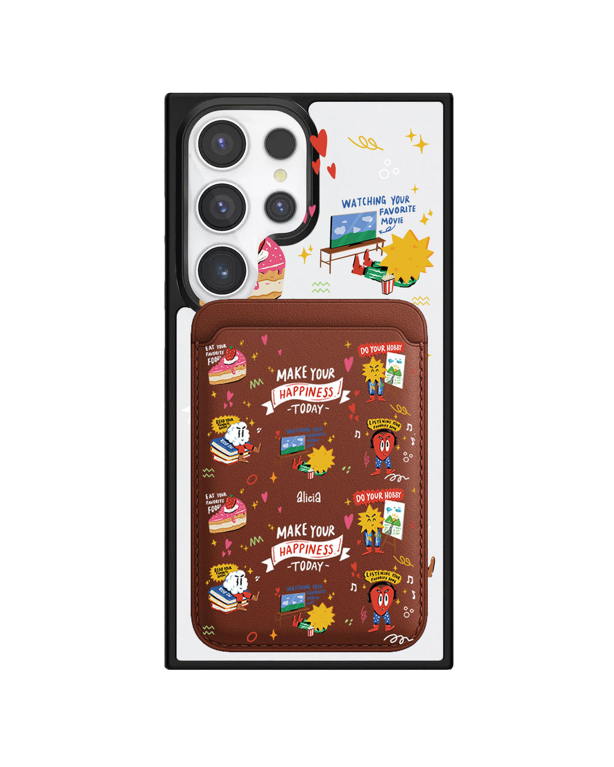 Android Magnetic Wallet Case - Selfless Love 1