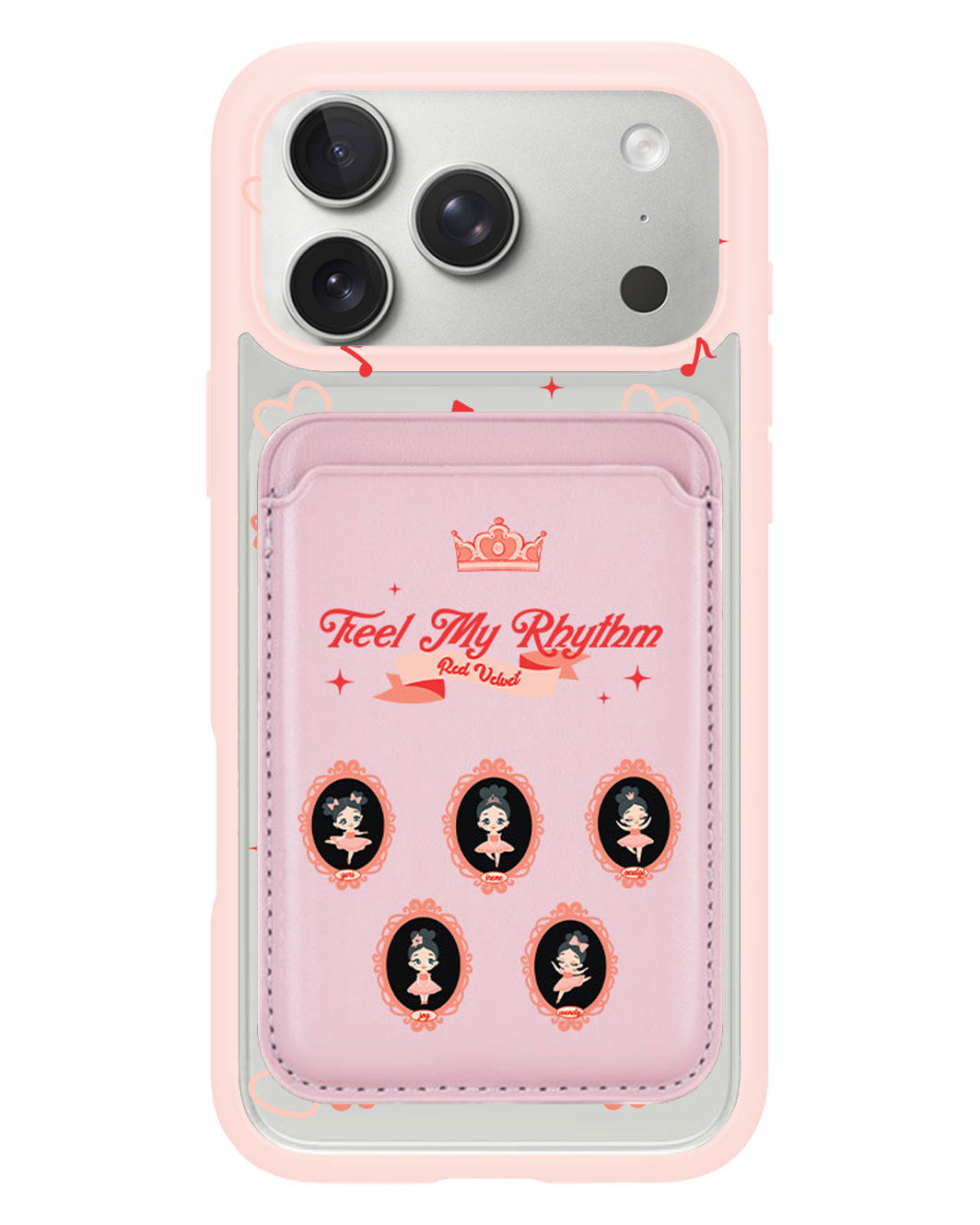 iPhone Magnetic Wallet Case - Red Velvet Feel My Rhythm