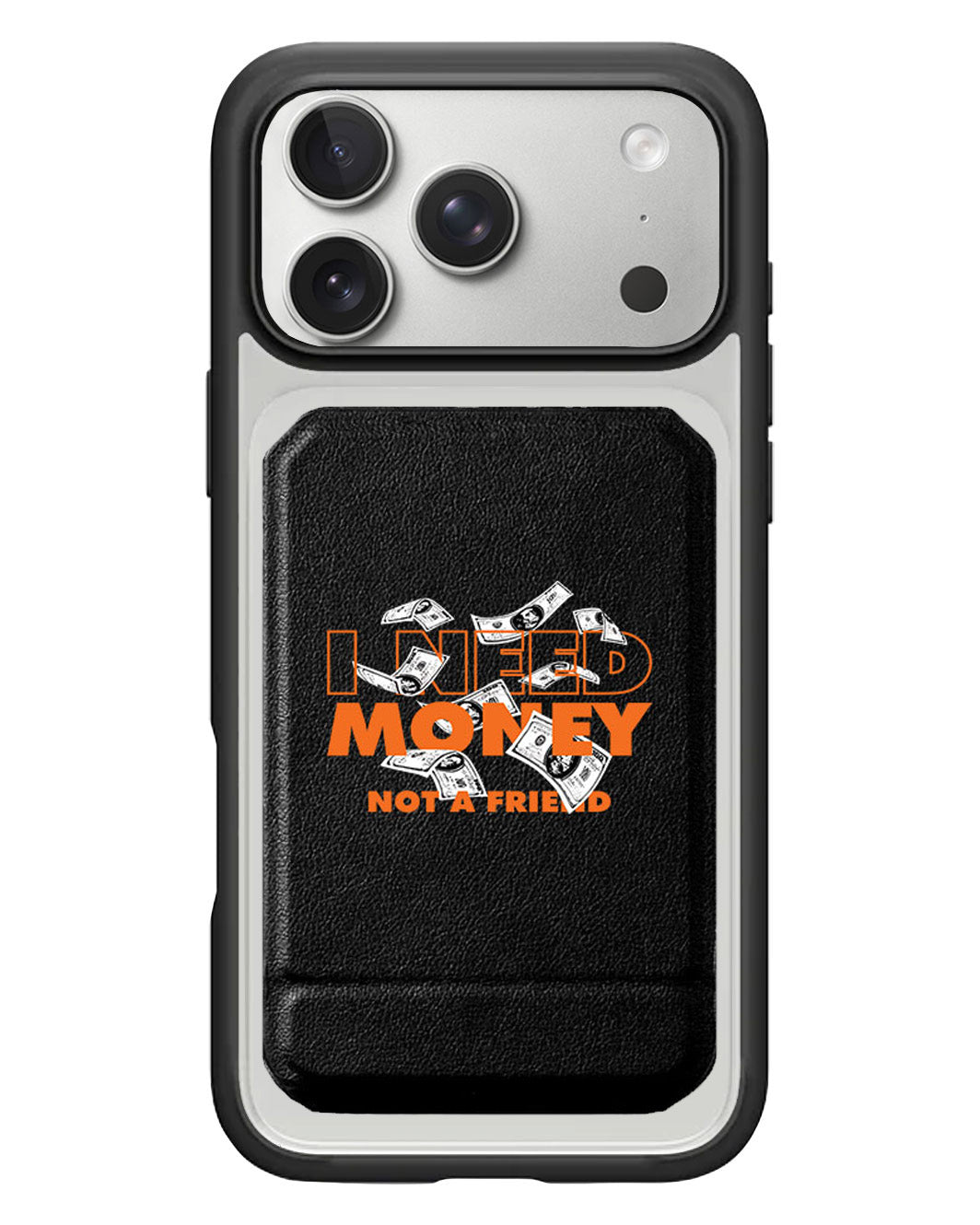 iPhone Magnetic Multifold Wallet - Money Better Than Friend