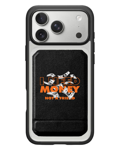 iPhone Magnetic Multifold Wallet - Money Better Than Friend