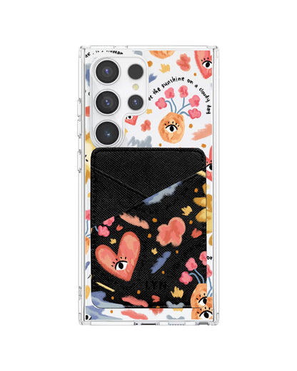 Android Phone Wallet Case - Abstract Lovers