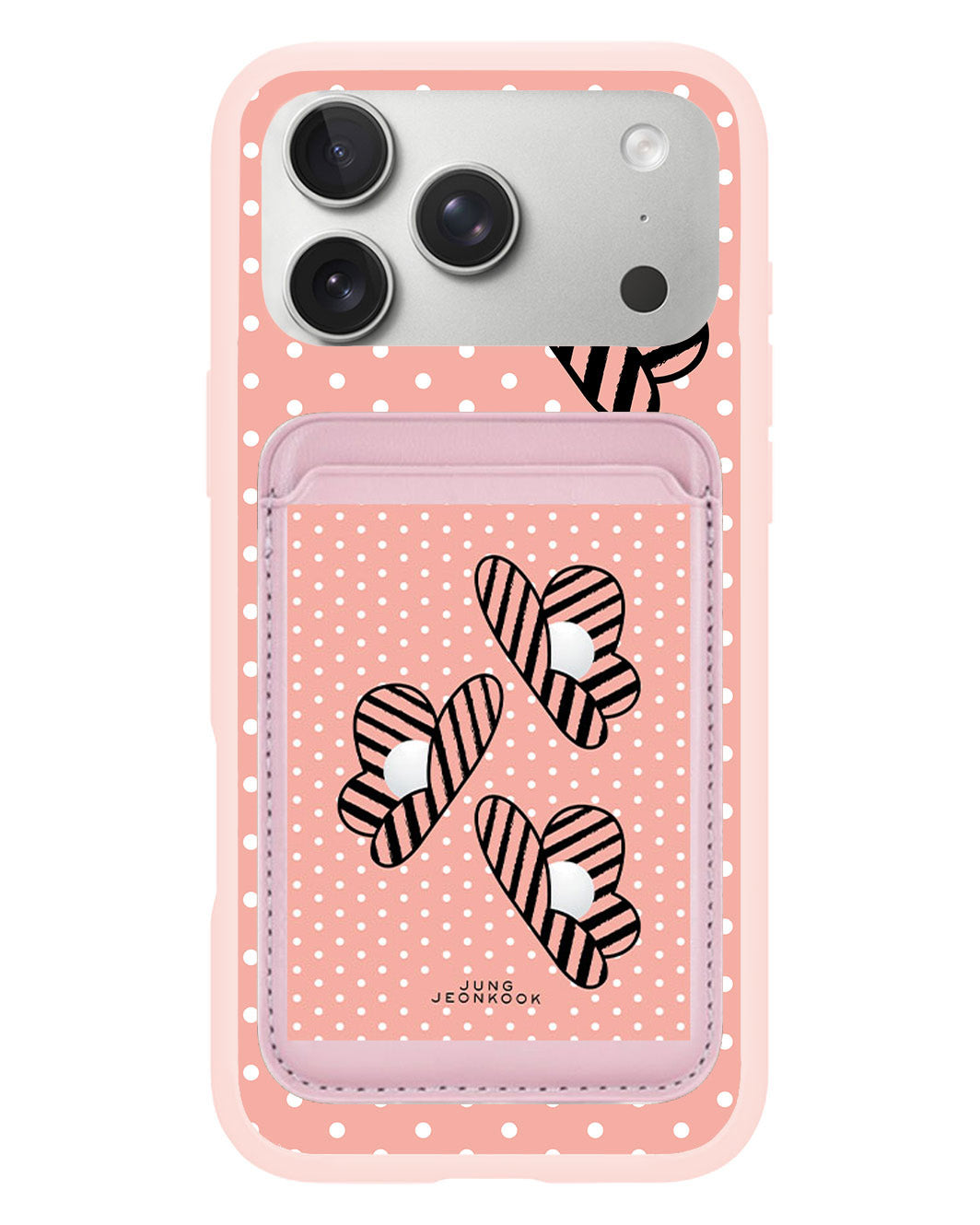iPhone Magnetic Wallet Case - Pink Honey