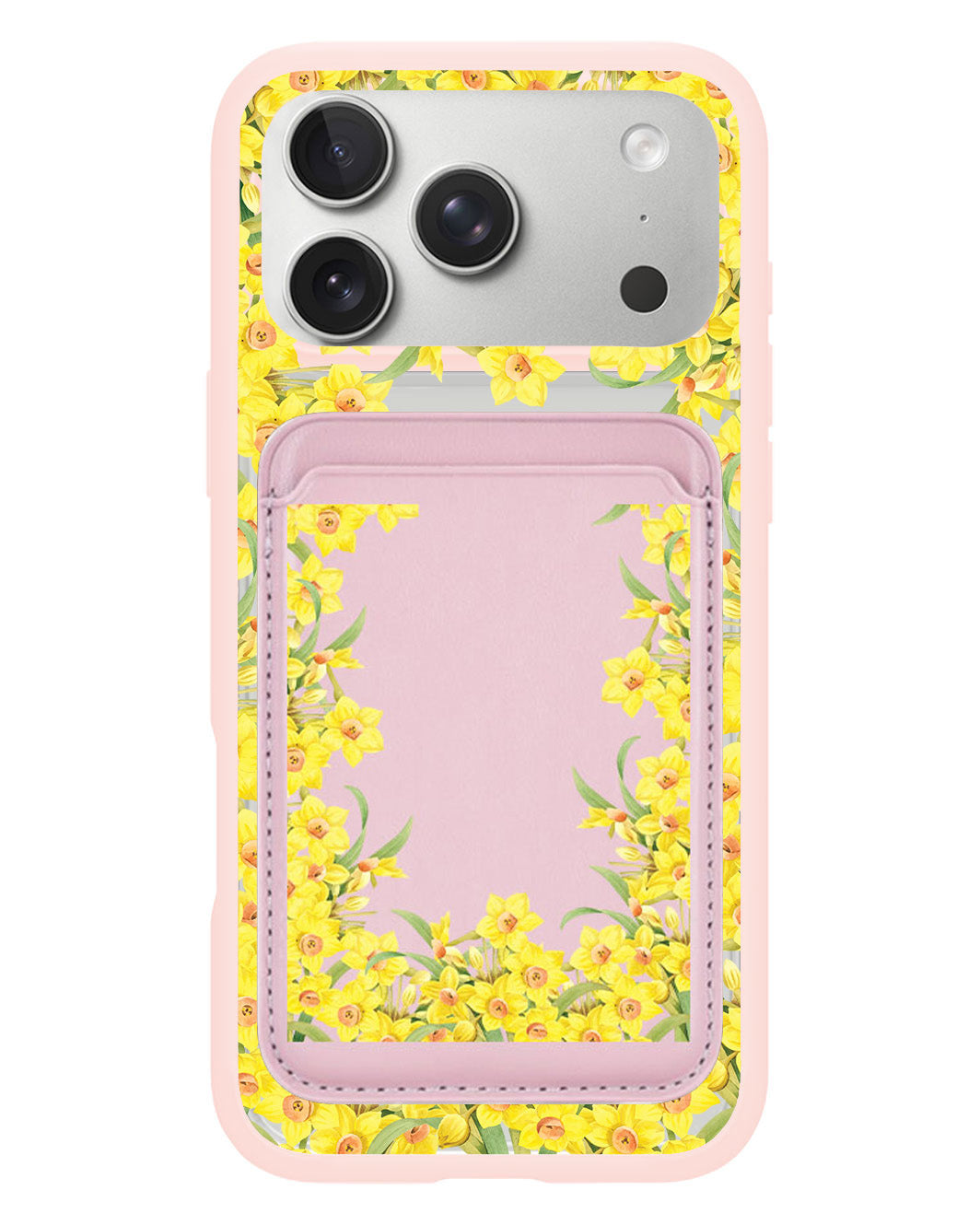 iPhone Magnetic Wallet Case - March Daffodil