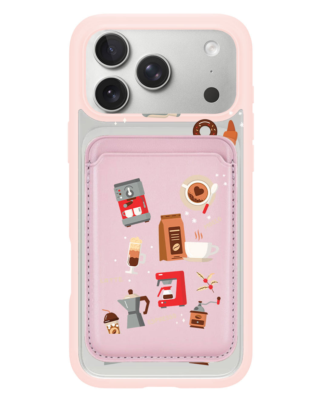 iPhone Magnetic Wallet Case - Barista