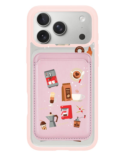 iPhone Magnetic Wallet Case - Barista