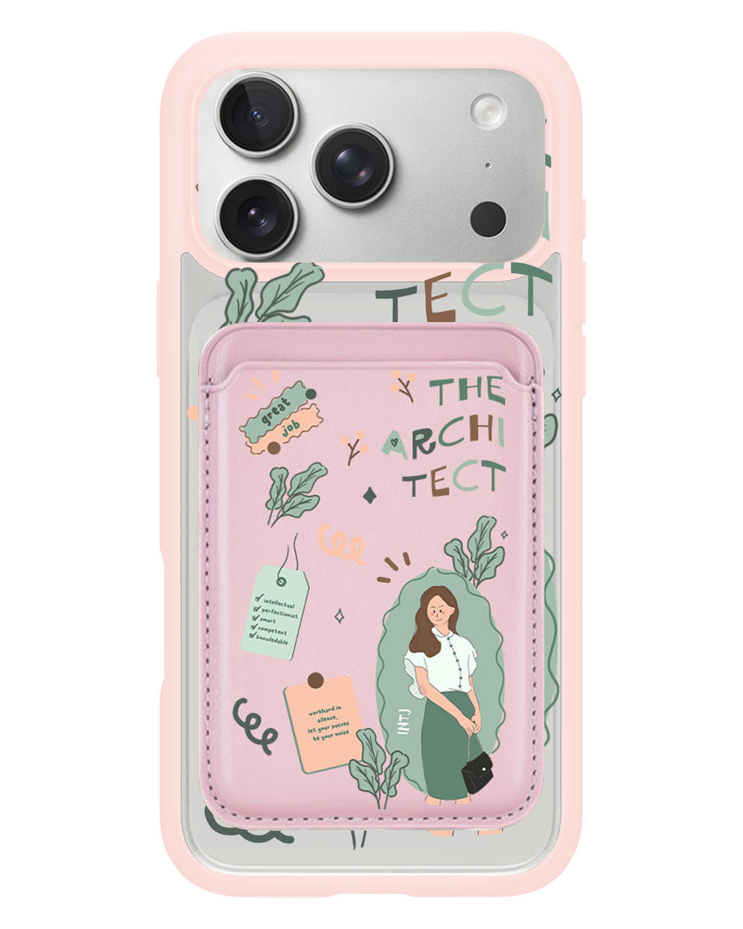 iPhone Magnetic Wallet Case - INTJ