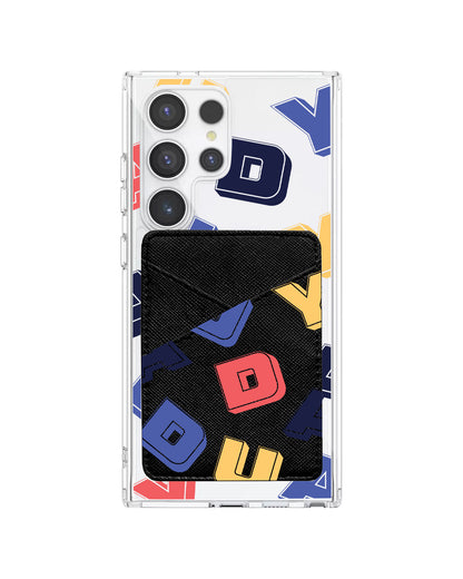 Android Phone Wallet Case - Cool Monogram