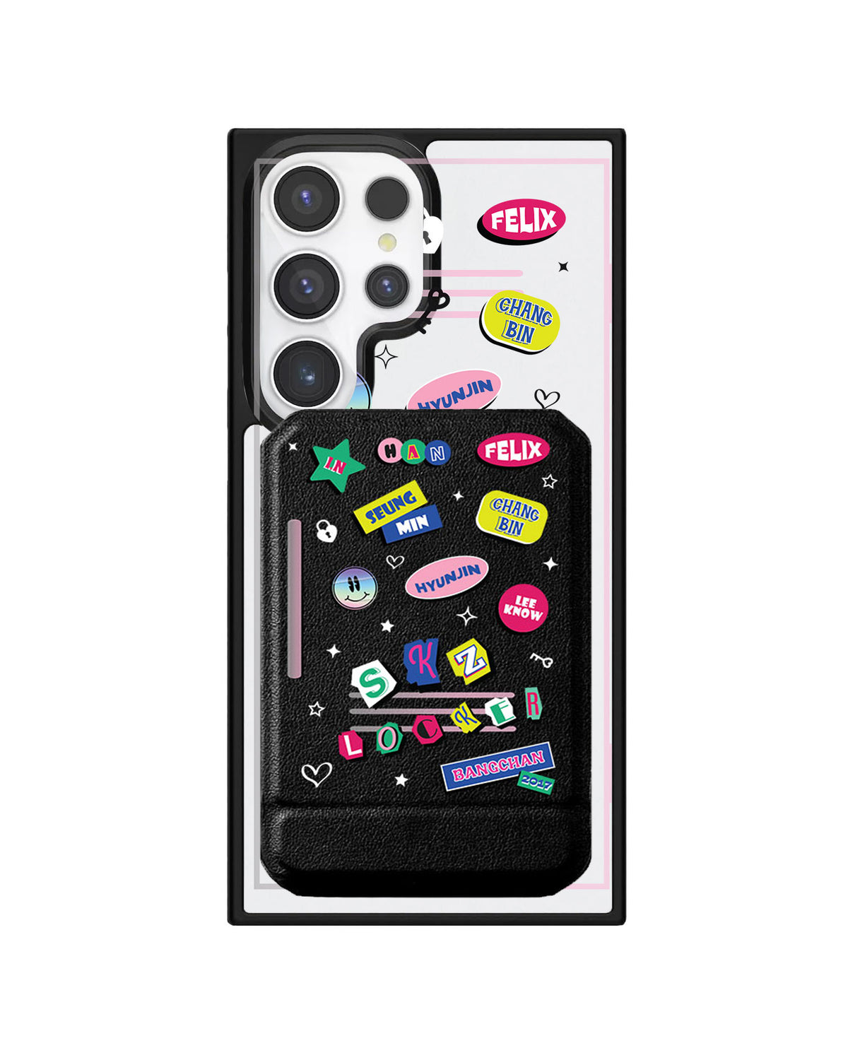 Android Magnetic Multifold Wallet - Stray Kids Locker