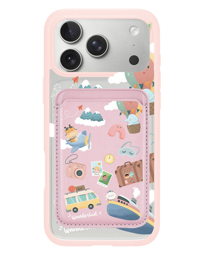 iPhone Magnetic Wallet Case - Travel