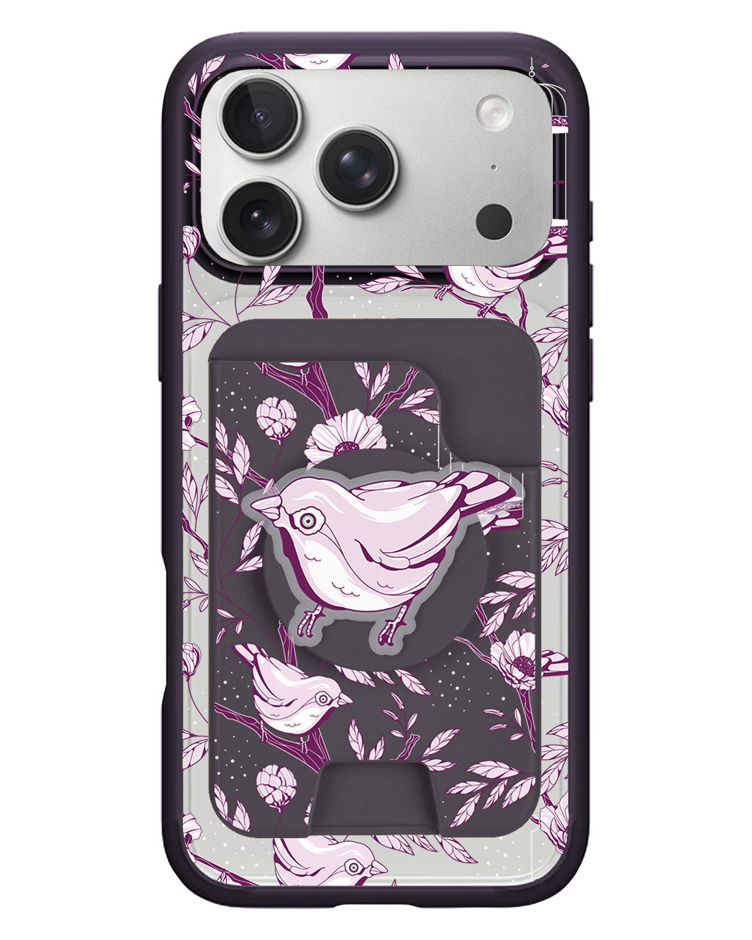 iPhone Magpop Wallet - Lovebird Monochrome 5.0