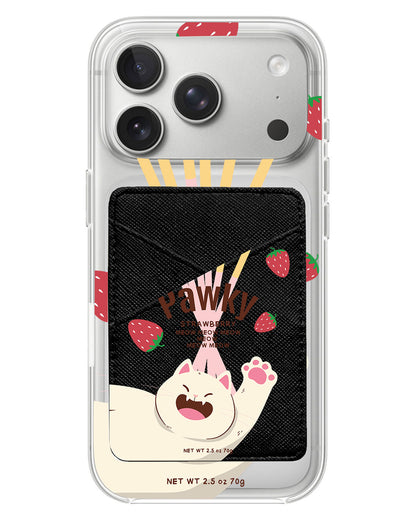 iPhone Phone Wallet Case - Pawky Cat