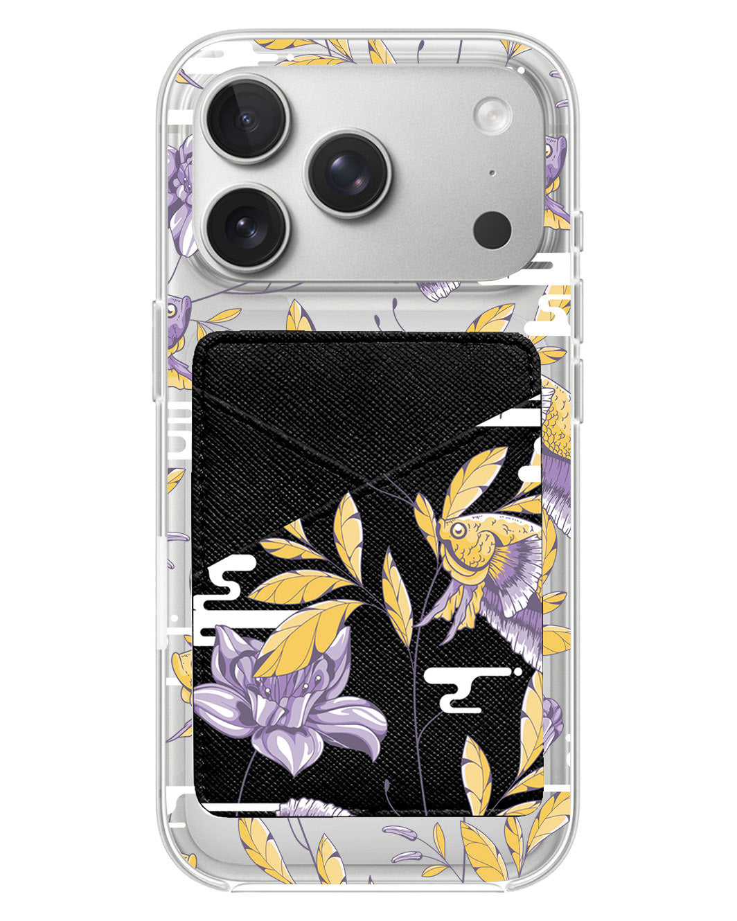 iPhone Phone Wallet Case - Fish & Floral 5.0