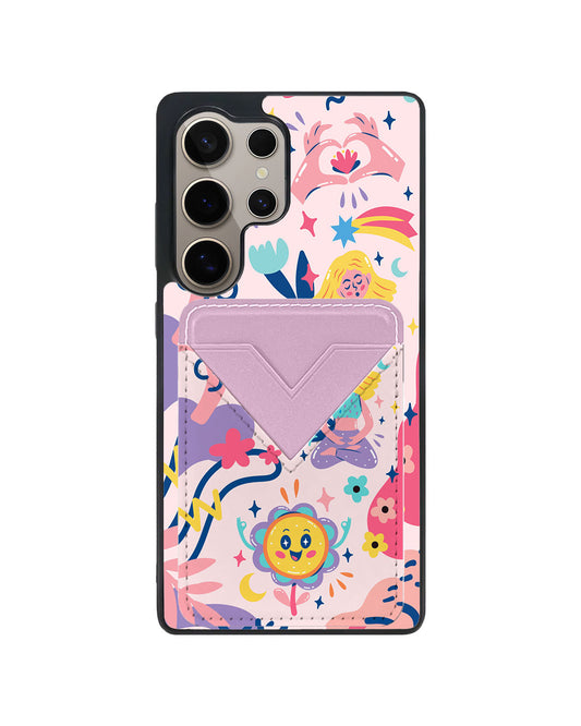 Android Avant Wallet Case - Heather