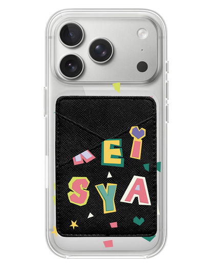 iPhone Phone Wallet Case - Adorable Monogram 4.0