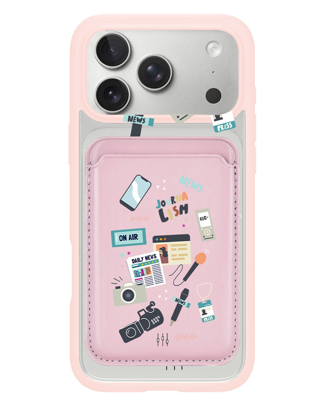 iPhone Magnetic Wallet Case - Journalism