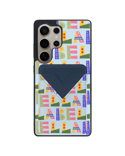 Android Avant Wallet Case - Playful Monogram 5.0