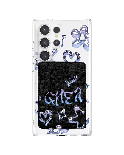 Android Phone Wallet Case - Chrome Monogram 1.0