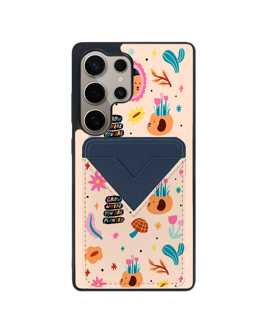 Android Avant Wallet Case - Grow and Bloom