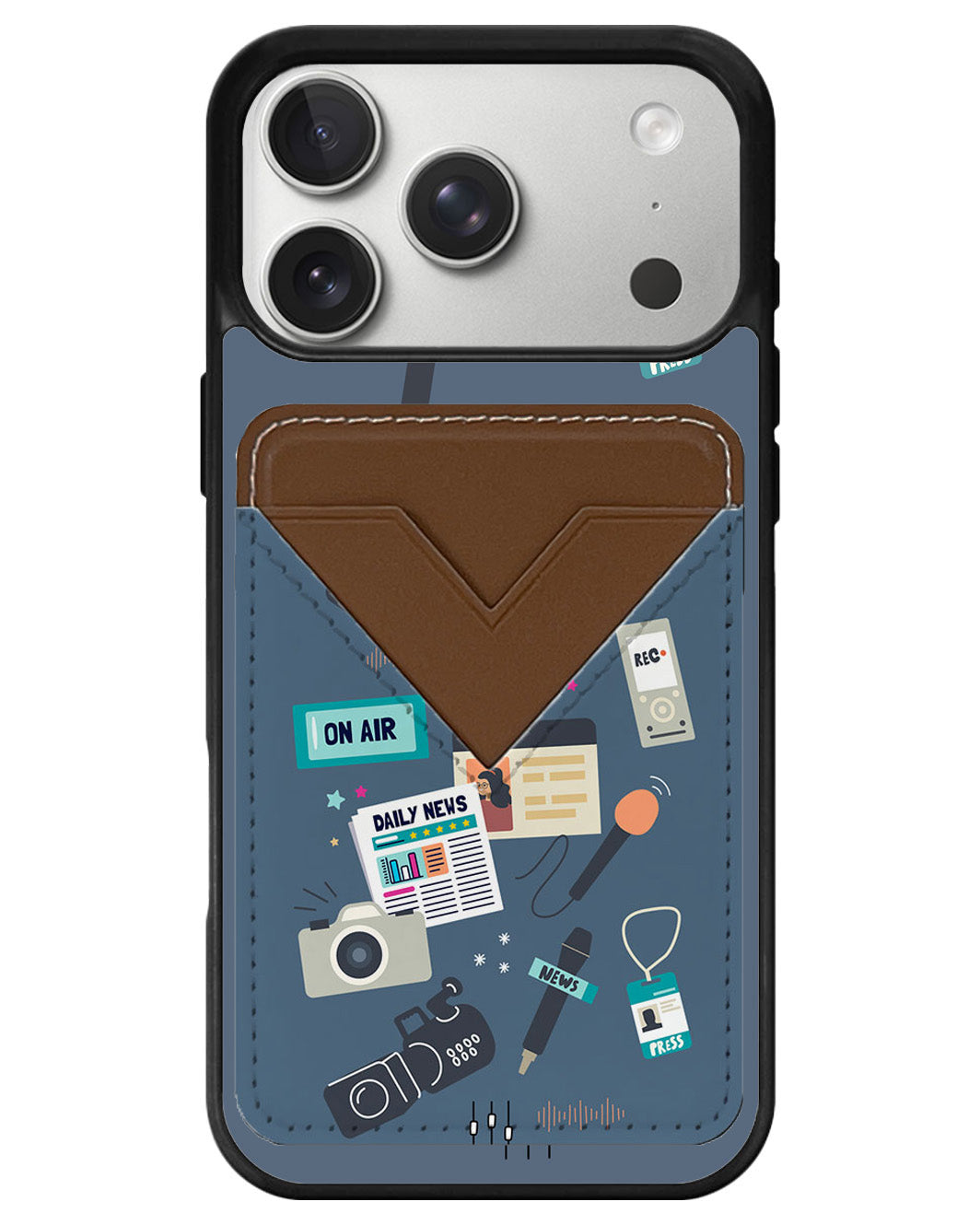 iPhone Avant Wallet Case - Journalism