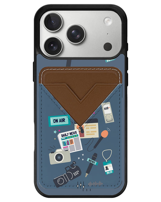 iPhone Avant Wallet Case - Journalism