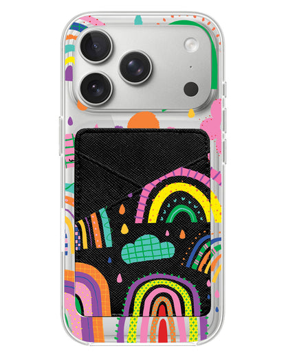 iPhone Phone Wallet Case - Rainbow