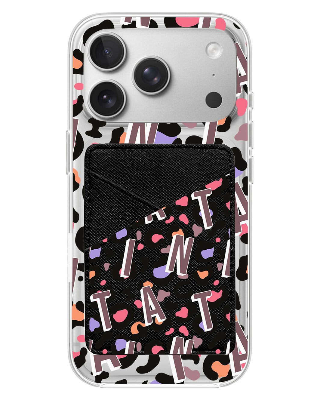 iPhone Phone Wallet Case - Leopard Monogram 5.0