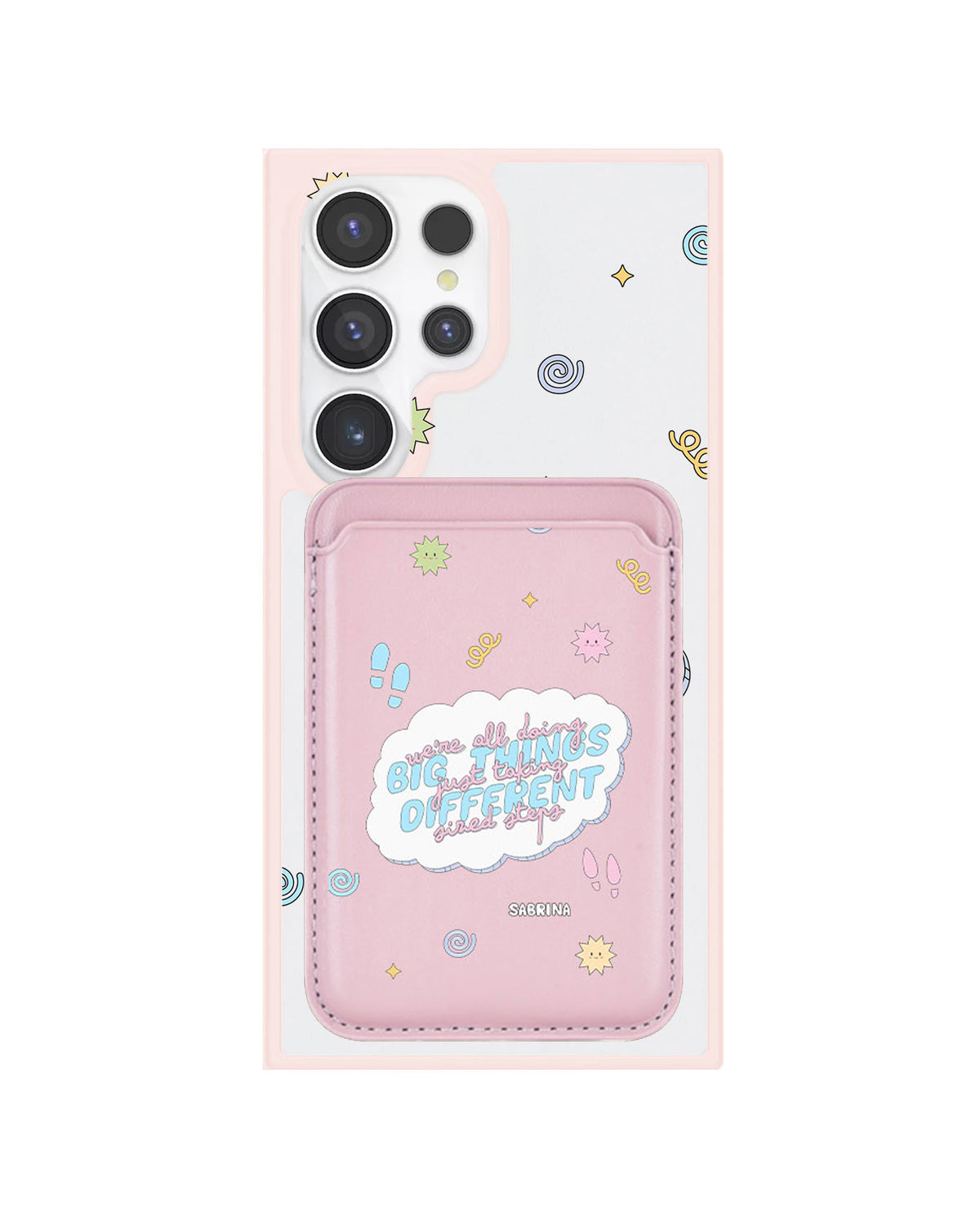 Android Magnetic Wallet Case - Different Steps