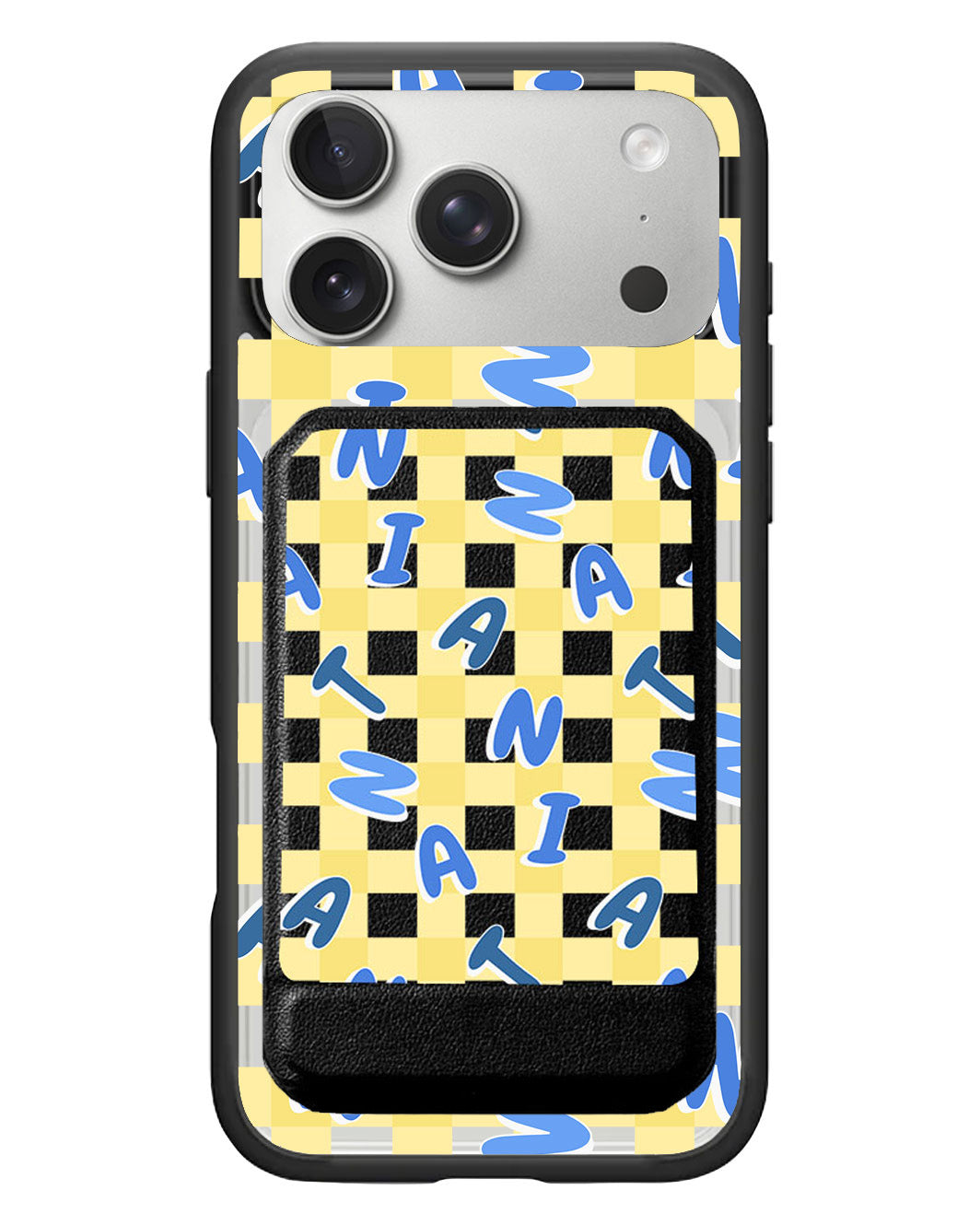 iPhone Magnetic Multifold Wallet - Checkered Monogram 3.0