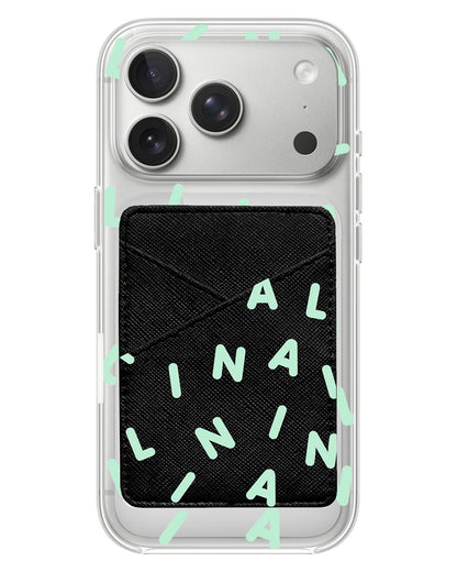 iPhone Phone Wallet Case - Monogram 2.0 Tosca