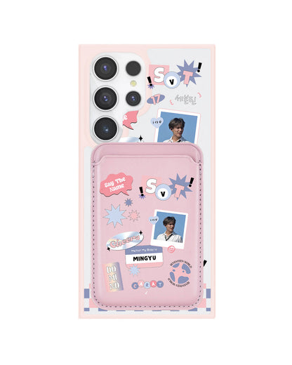 Android Magnetic Wallet Case - Seventeen World