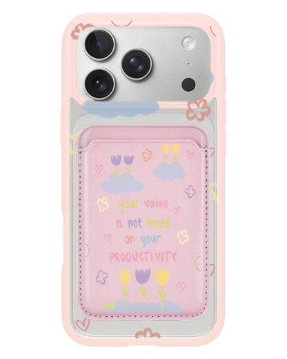 iPhone Magnetic Wallet Case - Positive Energy