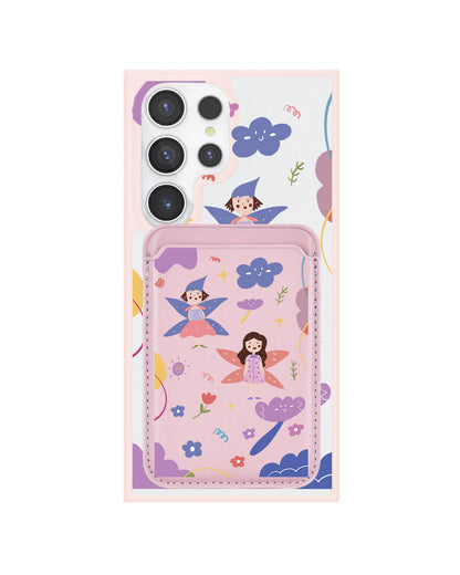 Android Magnetic Wallet Case - Fairy Pattern