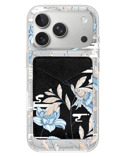 iPhone Phone Wallet Case - Fish & Floral 4.0