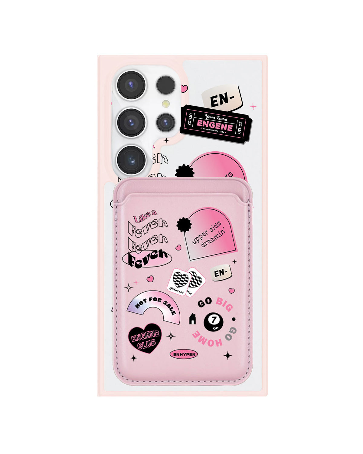 Android Magnetic Wallet Case - Enhyphen Sticker Pack